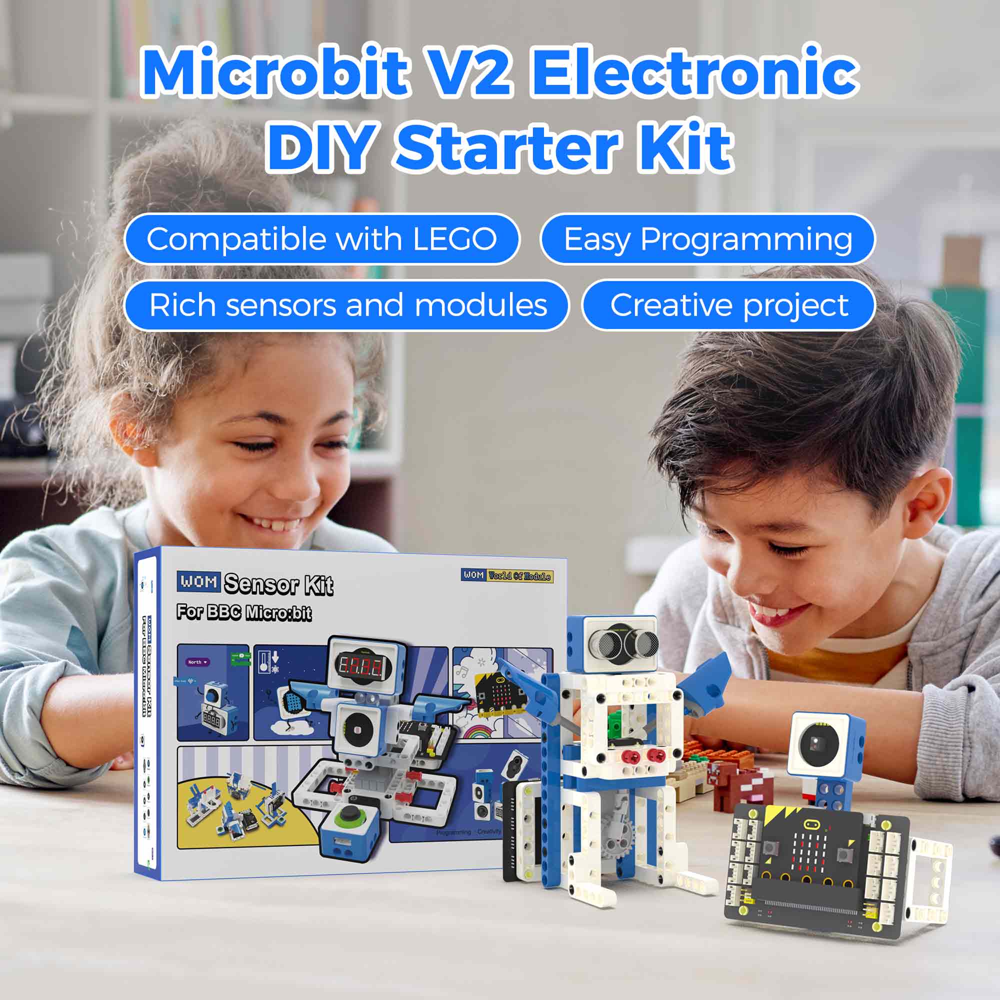 Diy Electronics Projects For Kids - Kit de Carro Robô Inteligente BBC