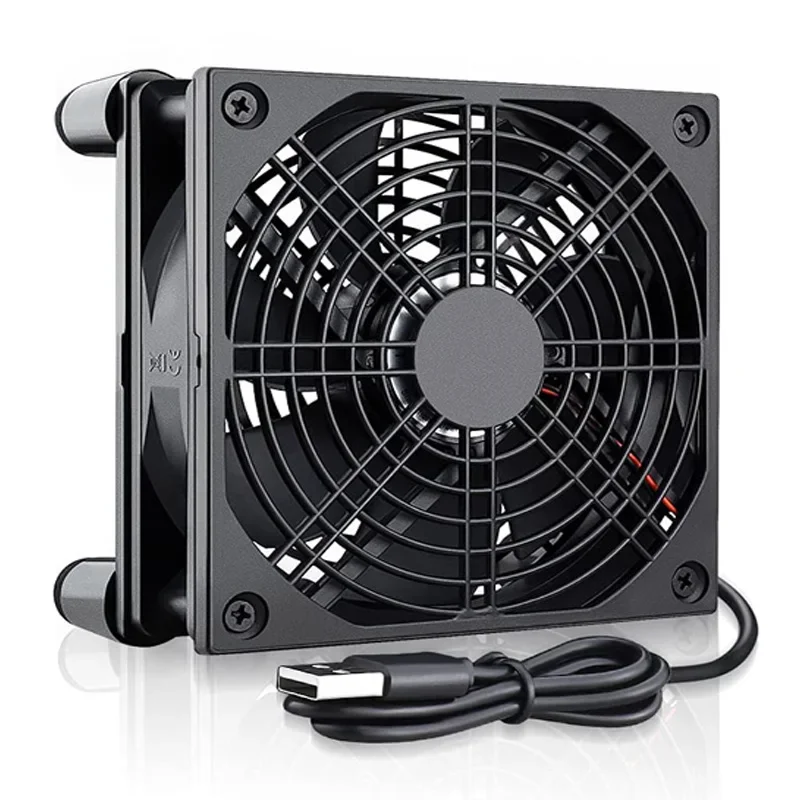 Diy Electronics Case - Ventilador de Resfriamento para Roteador, Alta
