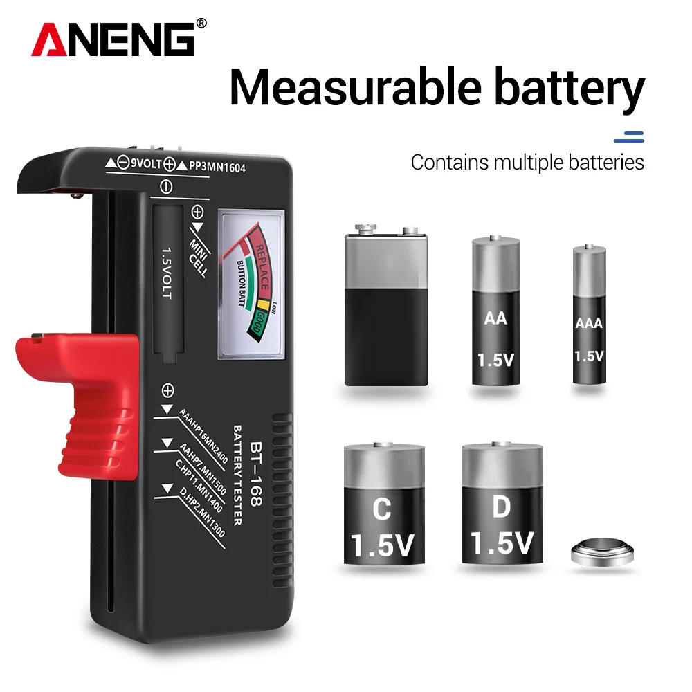 Diy Electronics Test Equipment - Aneng BT-168/BT-168D testador de capacidade da