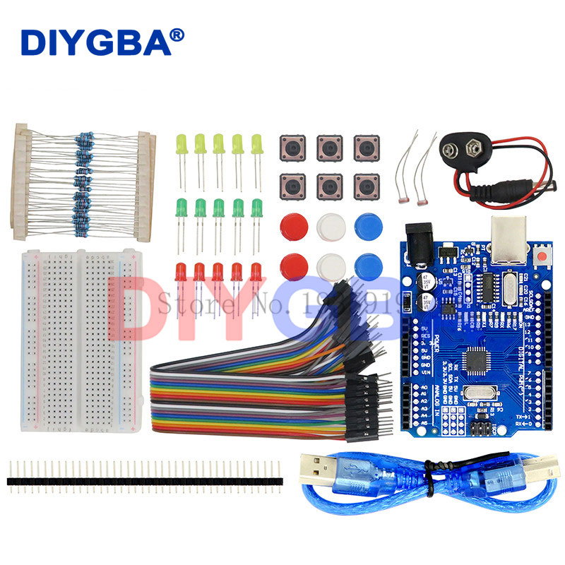 Arduino Uno Starter Kit - Kit inicial 13 em 1, novo