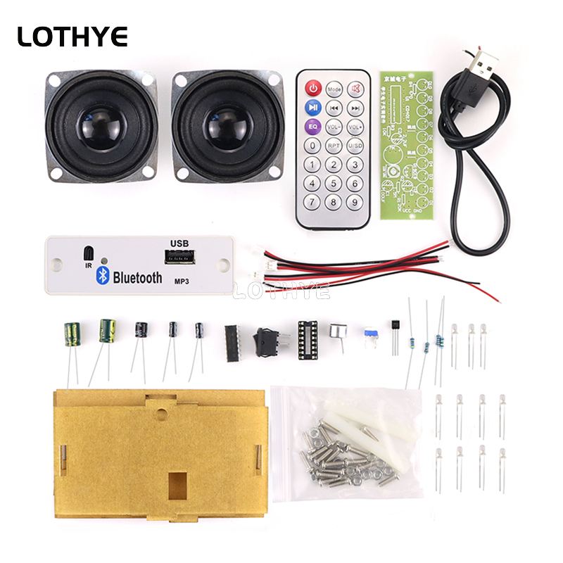 Diy Audio Electronics Kit - Mini Amplificador de Áudio Bluetooth 3W*2,
