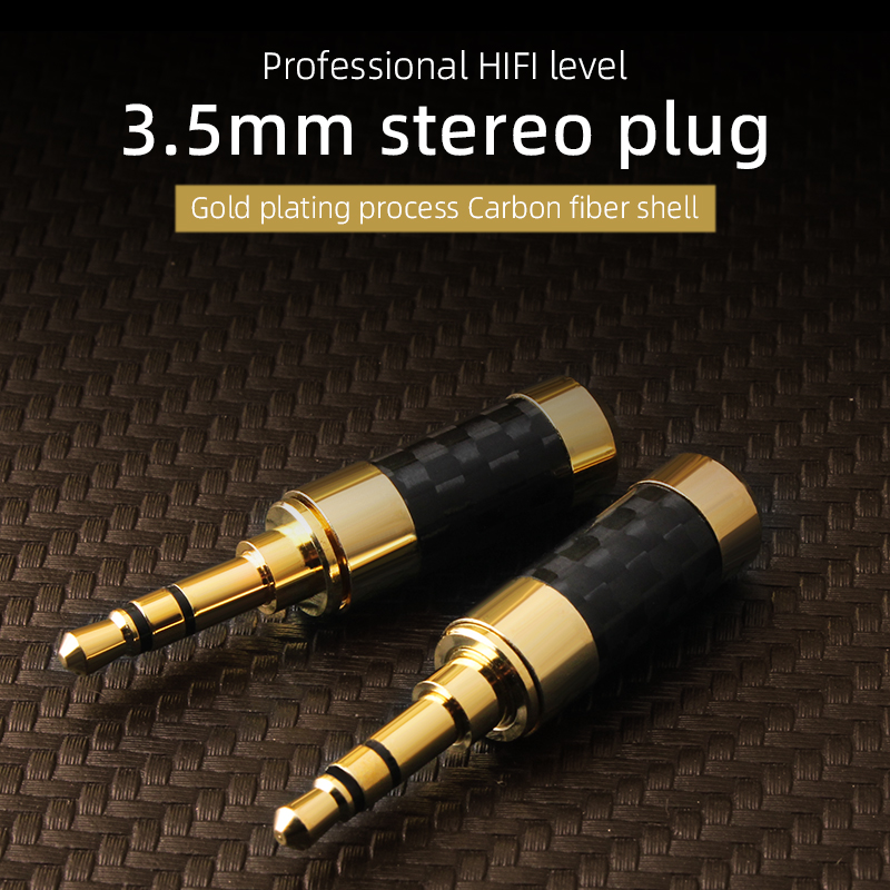 Diy Electronics Hobby - Puro cobre macho Jack Plug conector,