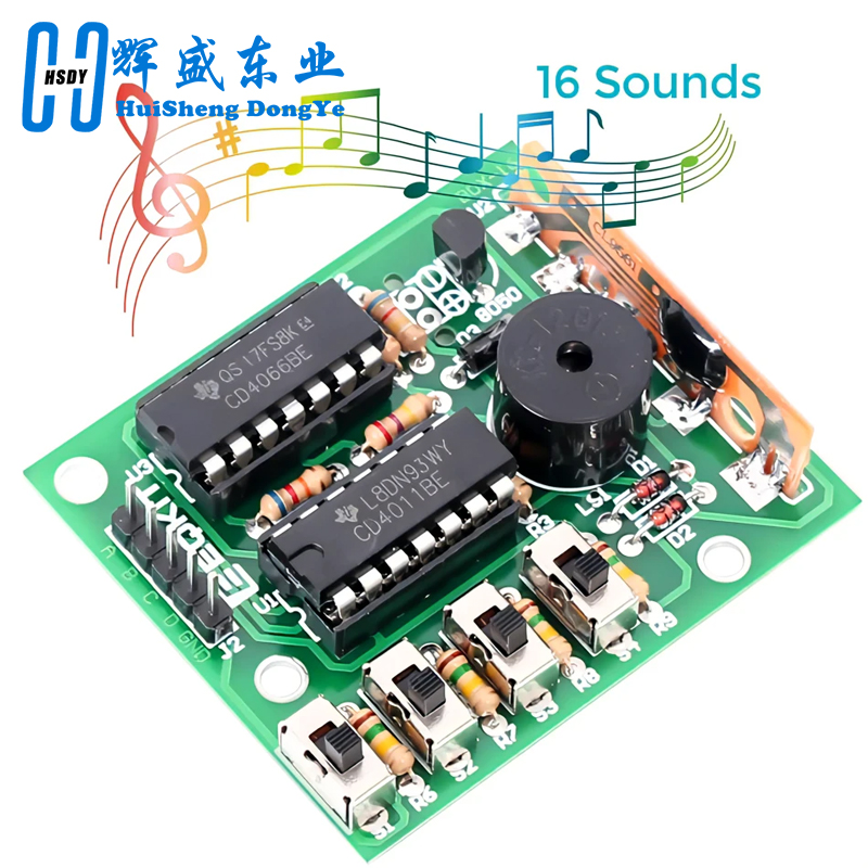 Diy Electronics Kits For Kids - 16 caixa de som de música-16