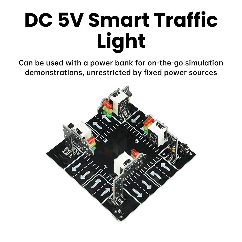 Diy Electronics Kits For Adults - Kit simulador de semáforo com luzes