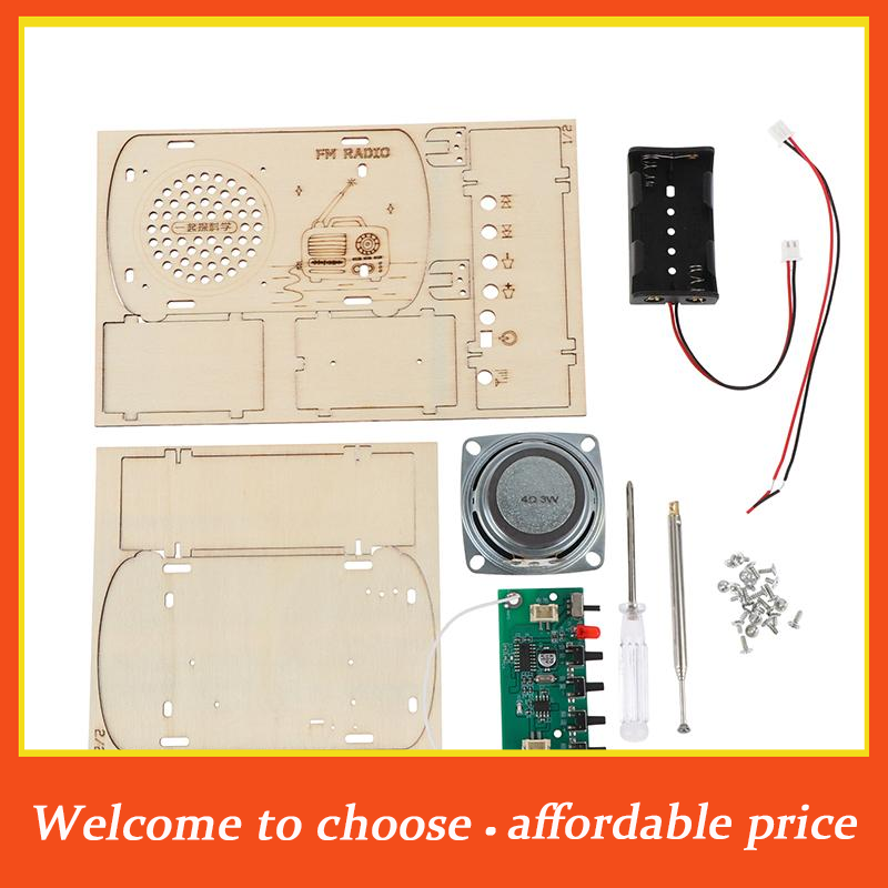 Diy Electronics Projects For Kids - Kit de Rádio FM de Madeira