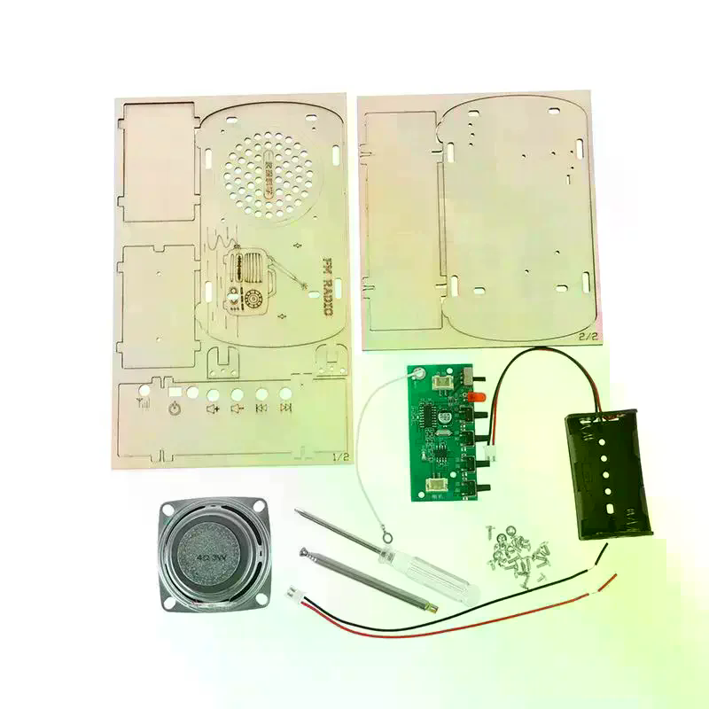 Diy Electronics Projects For Kids - Kit de Rádio FM de Madeira