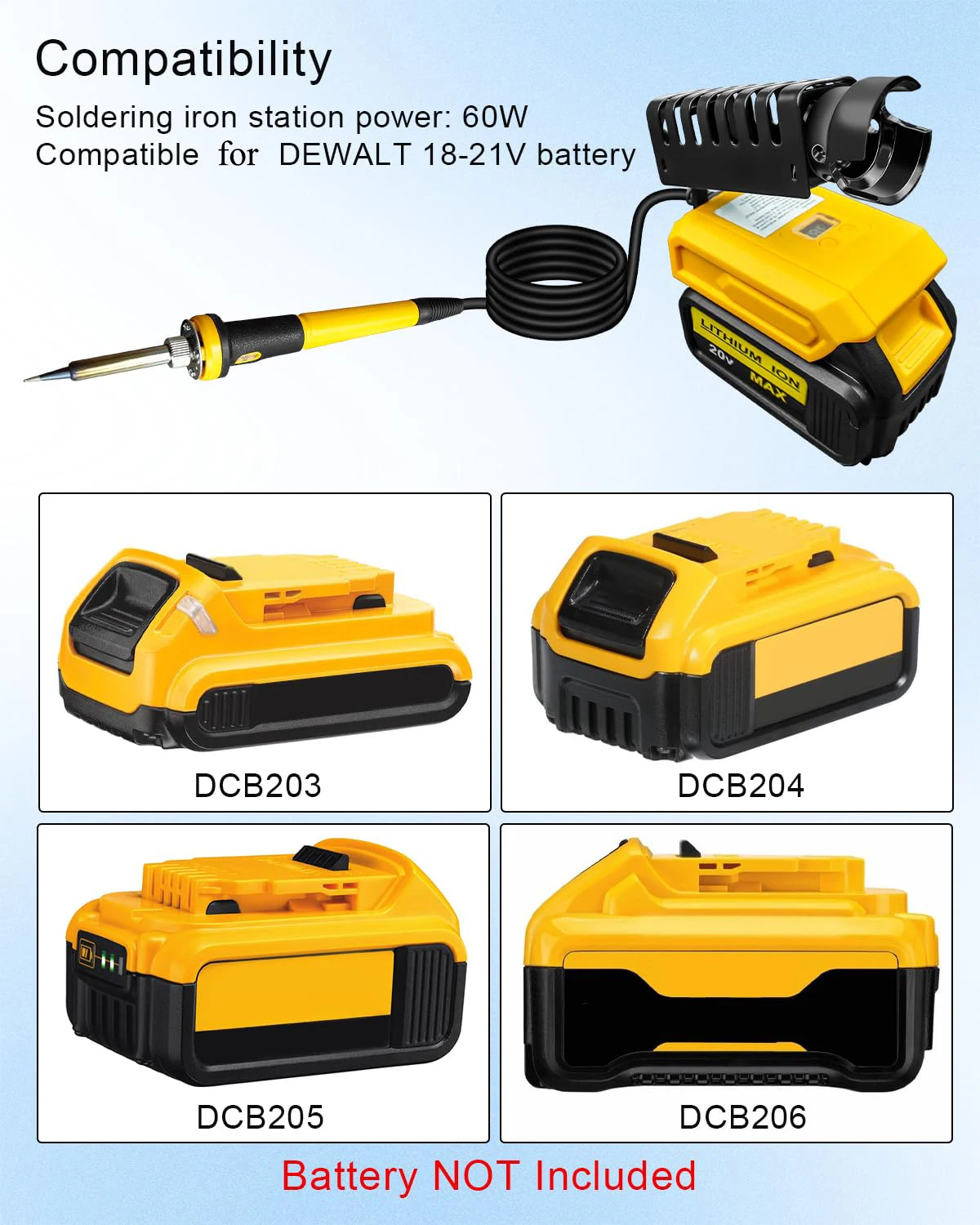 Kit de ferro de solda portátil - Diy Electronics Hobby avaliação e preço