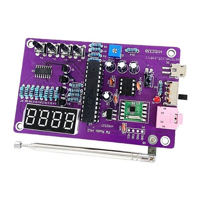 Kit DIY de Rádio FM de Canal D - Diy Electronics Kits For Adults avaliação e preço