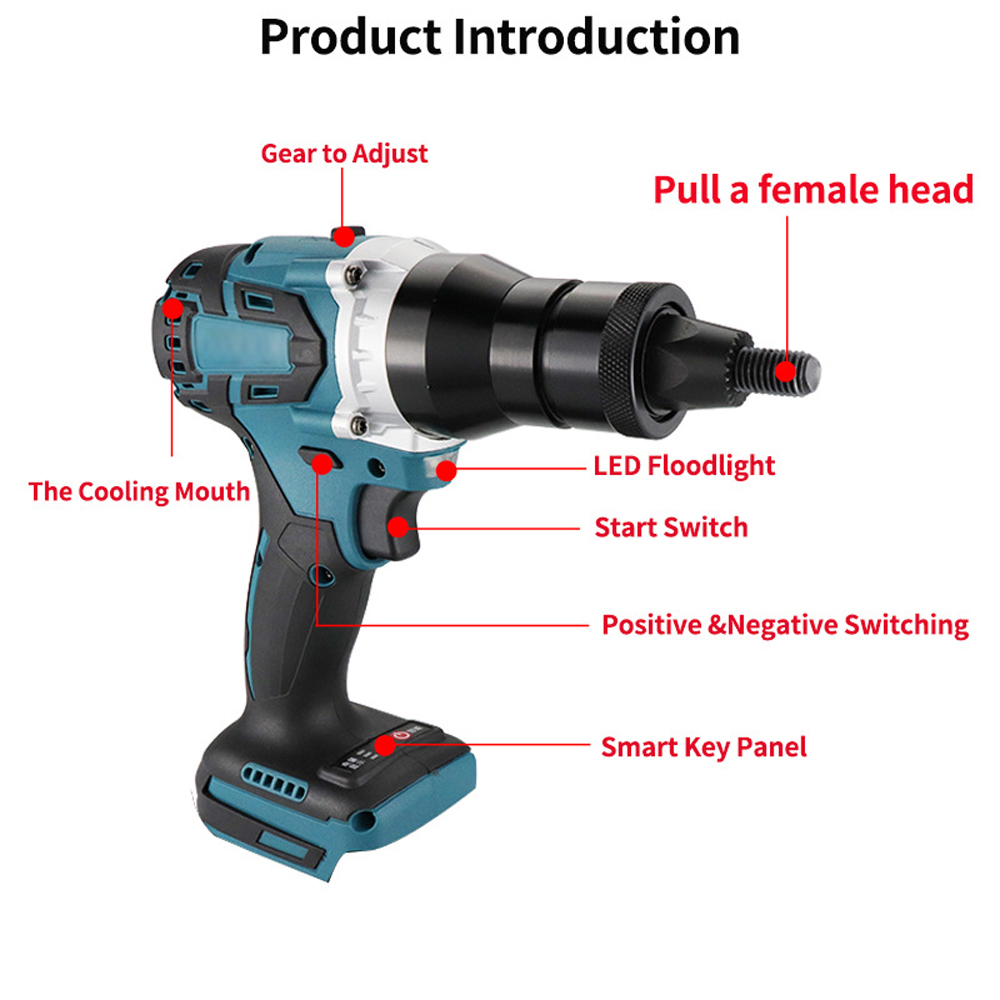 Pistola de rebitagem elétrica, - Diy Kit Elektronik avaliação e preço