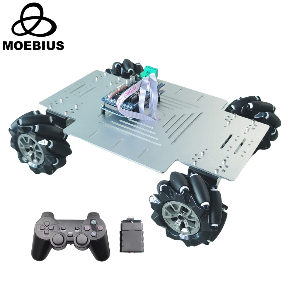 Kit de carro robô com roda mec - Diy Kit Elektronik avaliação e preço
