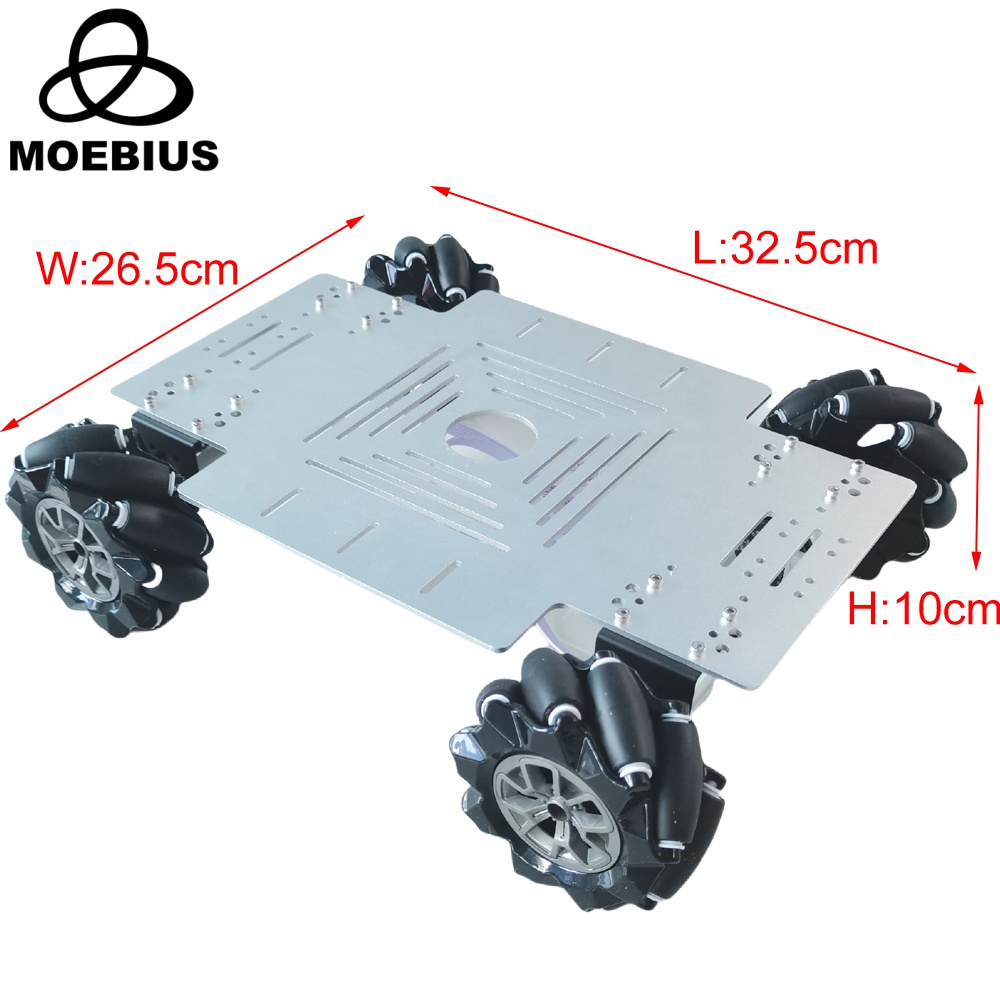 Kit de carro robô com roda mec - Diy Kit Elektronik avaliação e preço