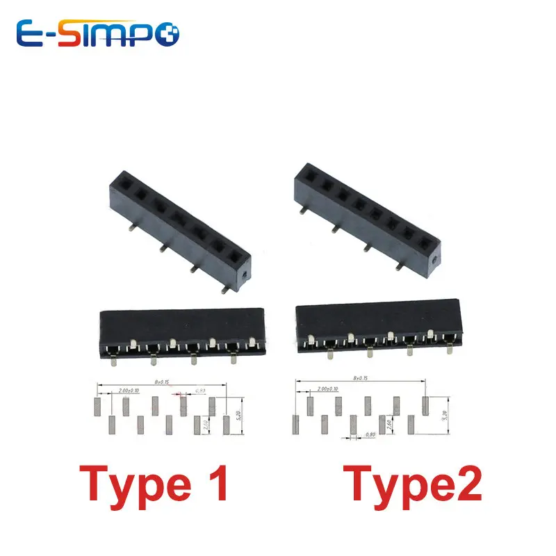 10 peças 2.0mm passo smd 1*3p4 - Male Female Header Pin avaliação e preço
