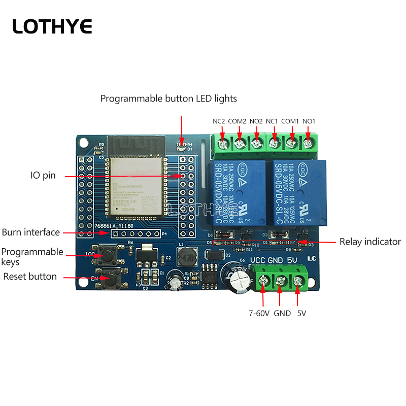 Módulo de Relé Wi-Fi e Bluetoo - Esp32 Wifi Bluetooth avaliação e preço