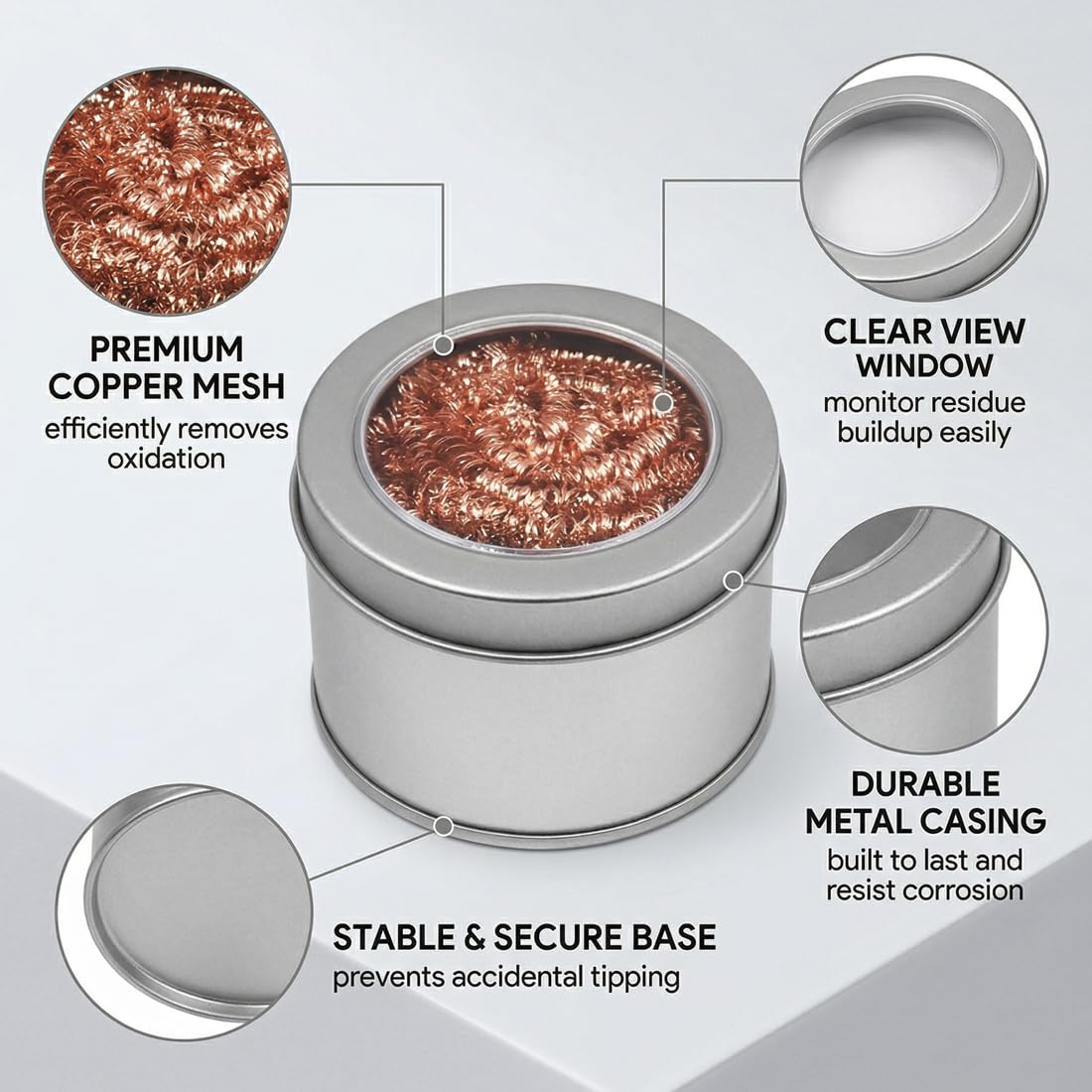Ferramenta de Caixa Metálica c - Diy Electronics Cleaner avaliação e preço
