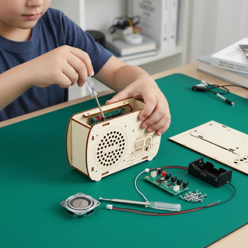 Kit de Rádio FM de Madeira DIY - Diy Electronics Projects For Kids avaliação e preço