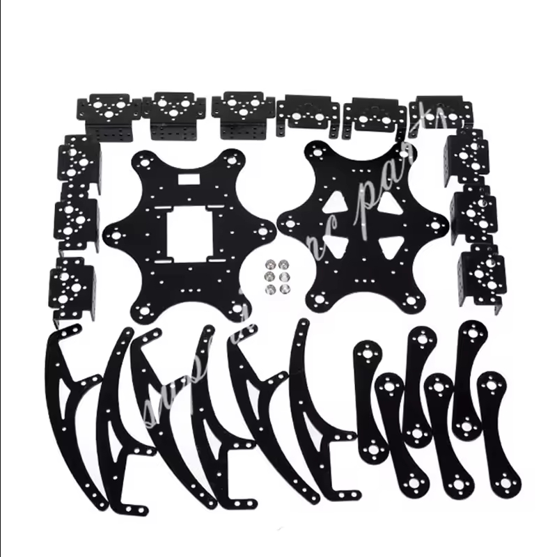 18 dof alumínio hexapod aranha - Diy Kit Elektronik avaliação e preço