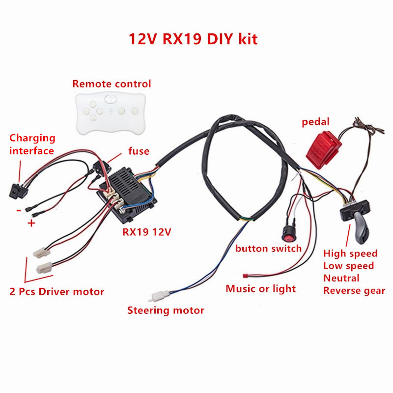 DIY modificado fio e interrupt - Diy Kit Elektronik avaliação e preço