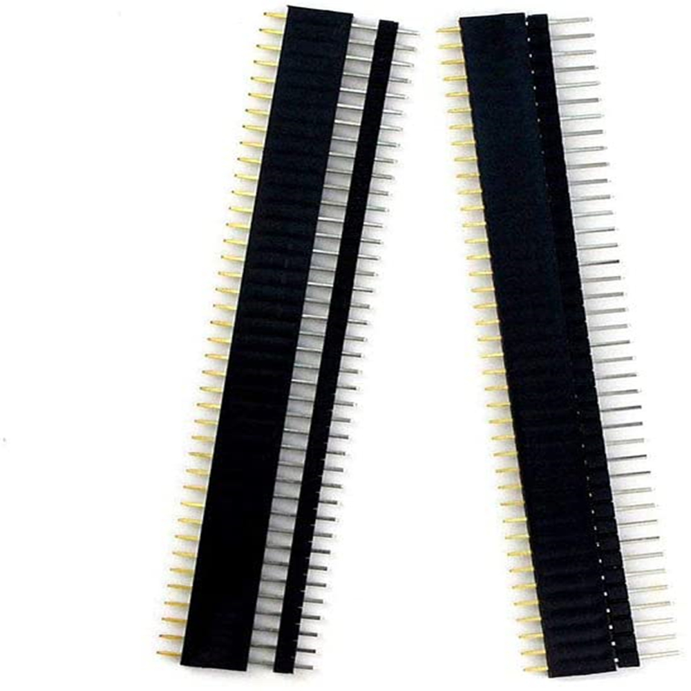 20 peças 10 pares 40 pinos 1x4 - Male Female Header Pin avaliação e preço