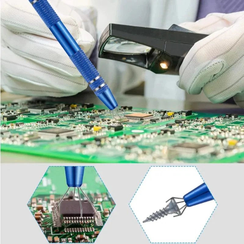 Quatro garras componente eletr - Ic Chip Puller avaliação e preço