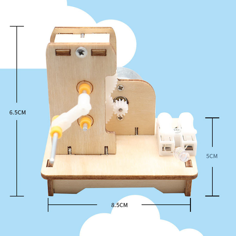 Diy mini gerador de mão diy ki - Diy Kit Elektronik avaliação e preço