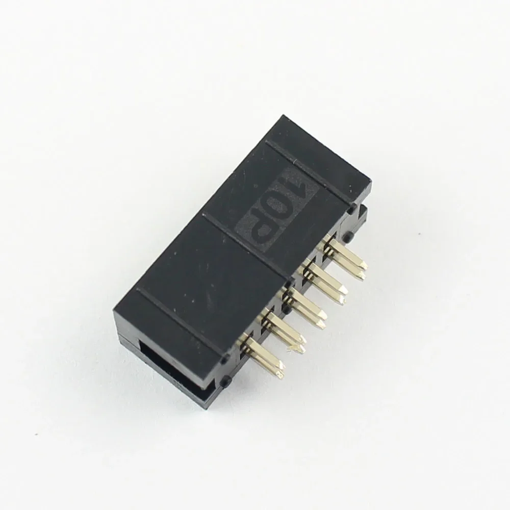 100 peças 2.54mm 2x5 pinos 10  - Male Female Header Pin avaliação e preço