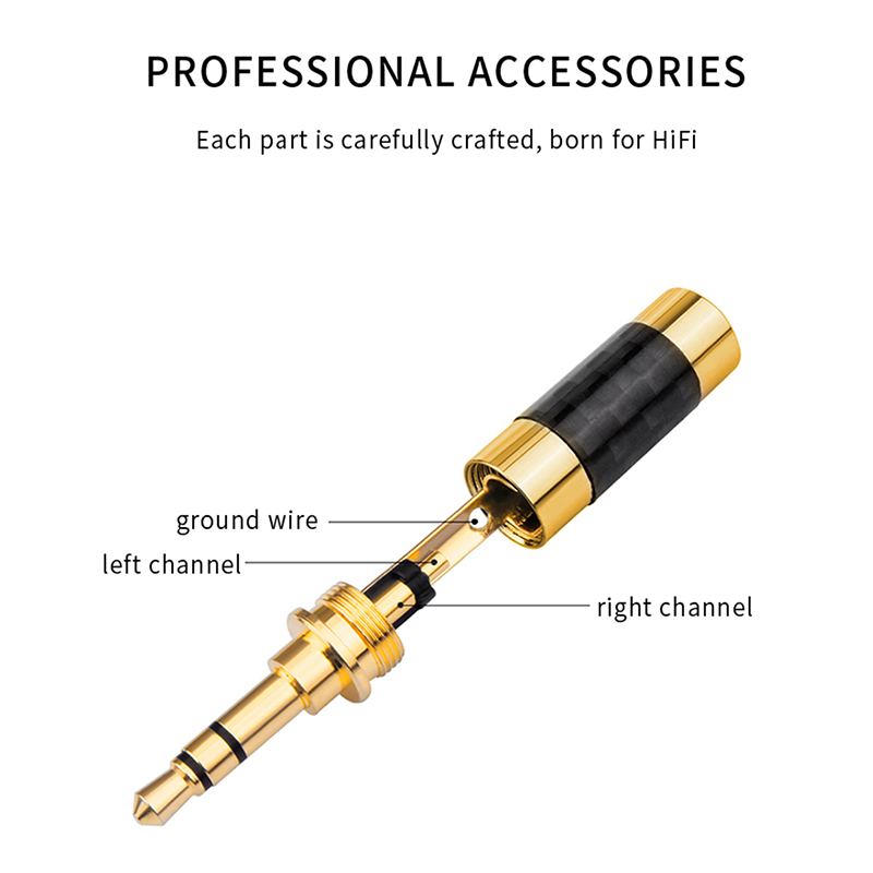 Puro cobre macho Jack Plug con - Diy Electronics Hobby avaliação e preço