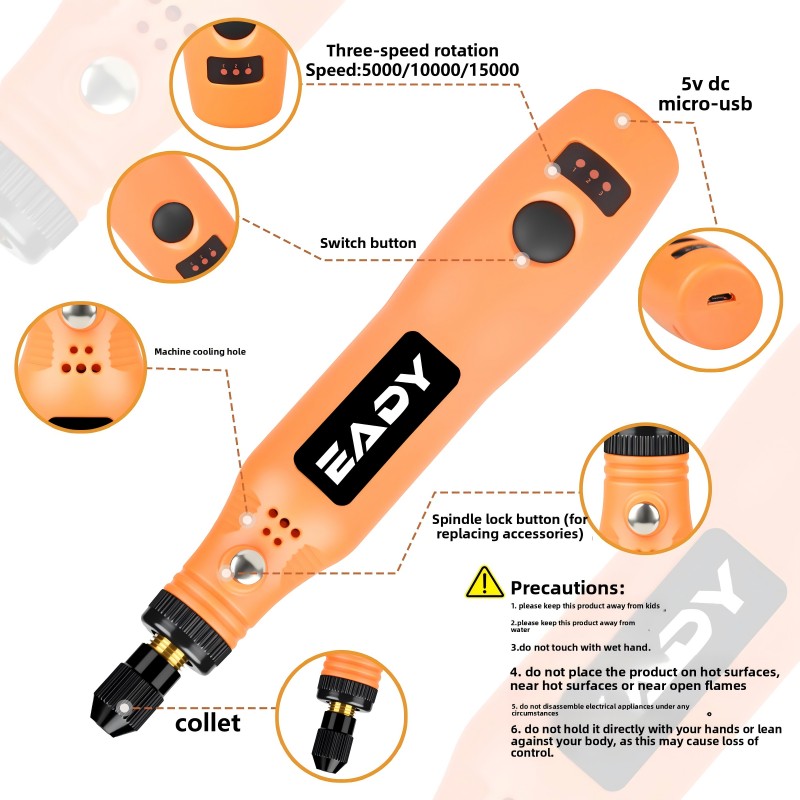 Kit de Ferramentas Rotativas S - Diy Kit Elektronik avaliação e preço