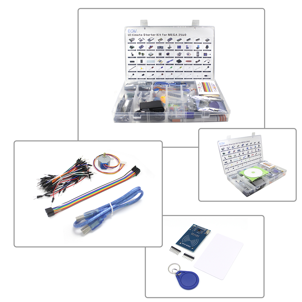 Projeto EQV MEGA 2560 O kit in - Arduino Uno Starter Kit avaliação e preço