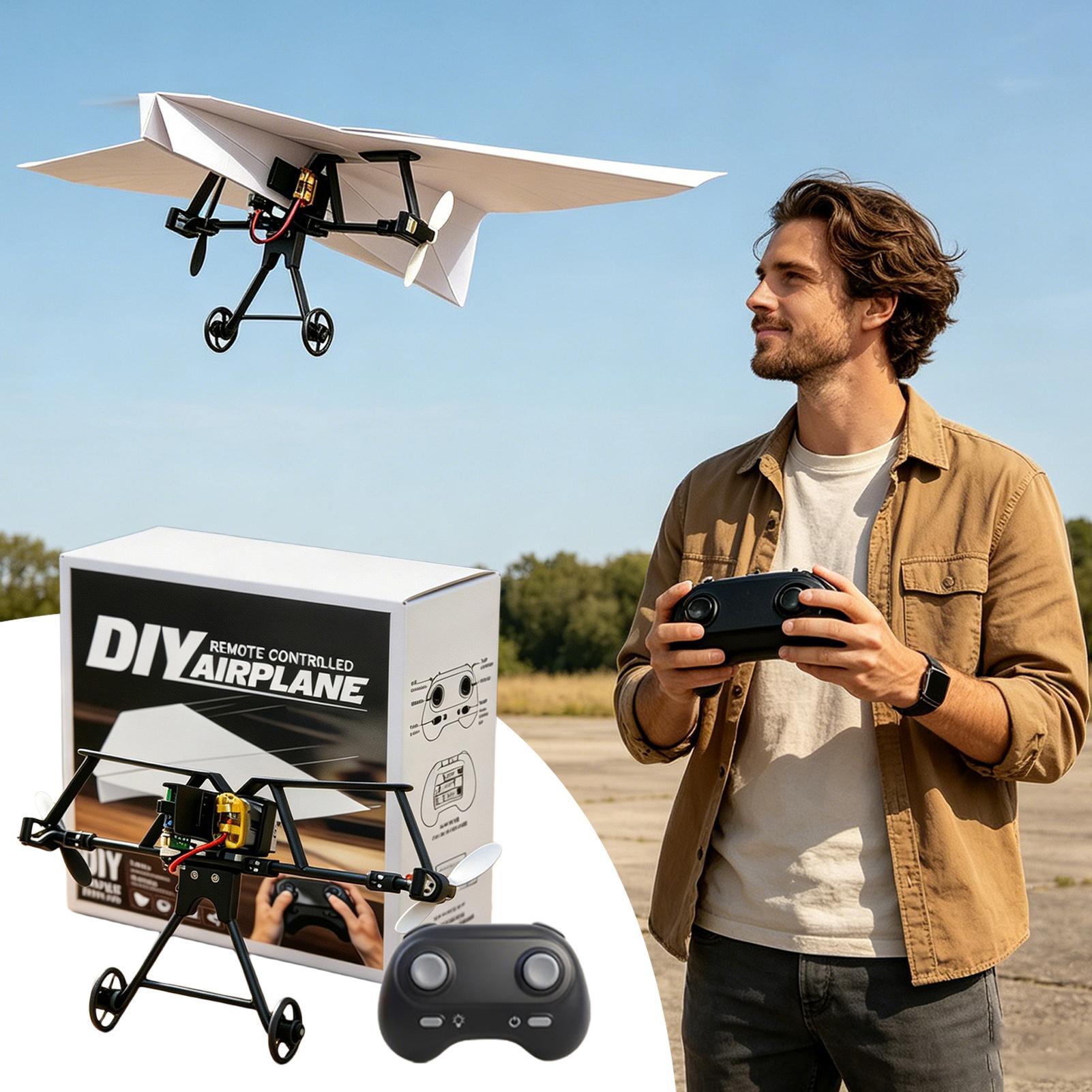 Kit de Avião de Papel RC DIY c - Diy Kit Elektronik avaliação e preço