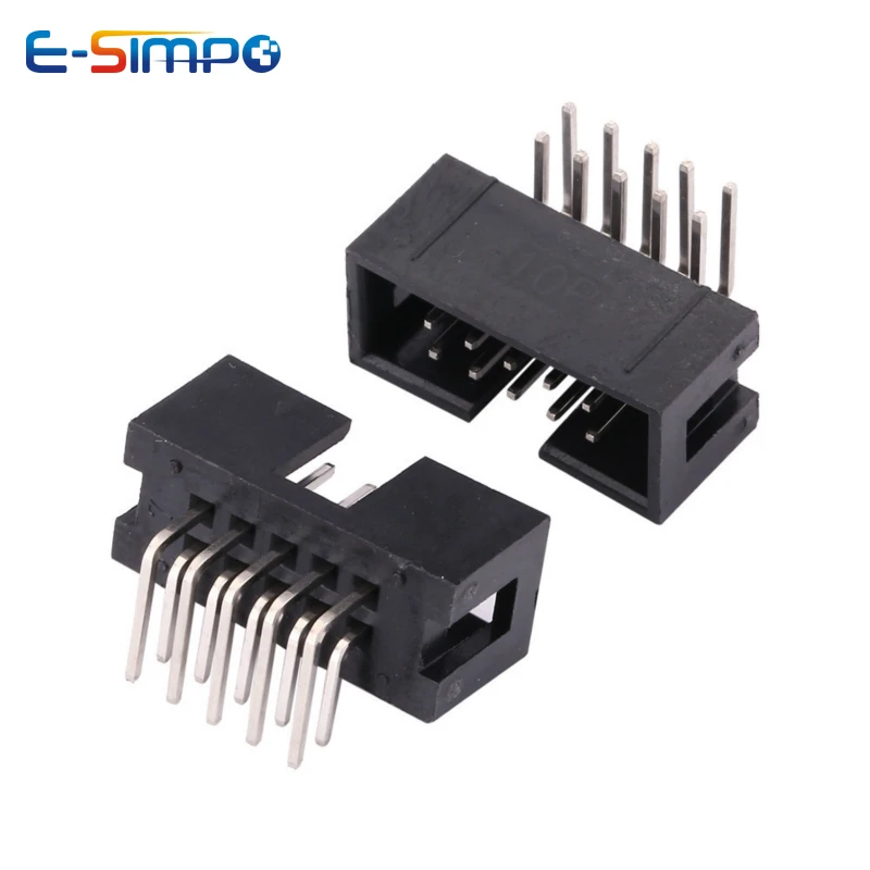10 peças dc3 2.54mm dip ra âng - Male Female Header Pin avaliação e preço