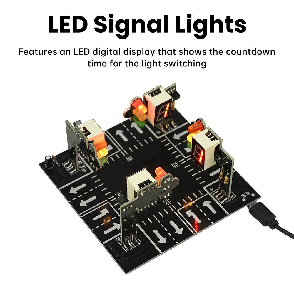 Kit simulador de semáforo com  - Diy Electronics Kits For Adults avaliação e preço
