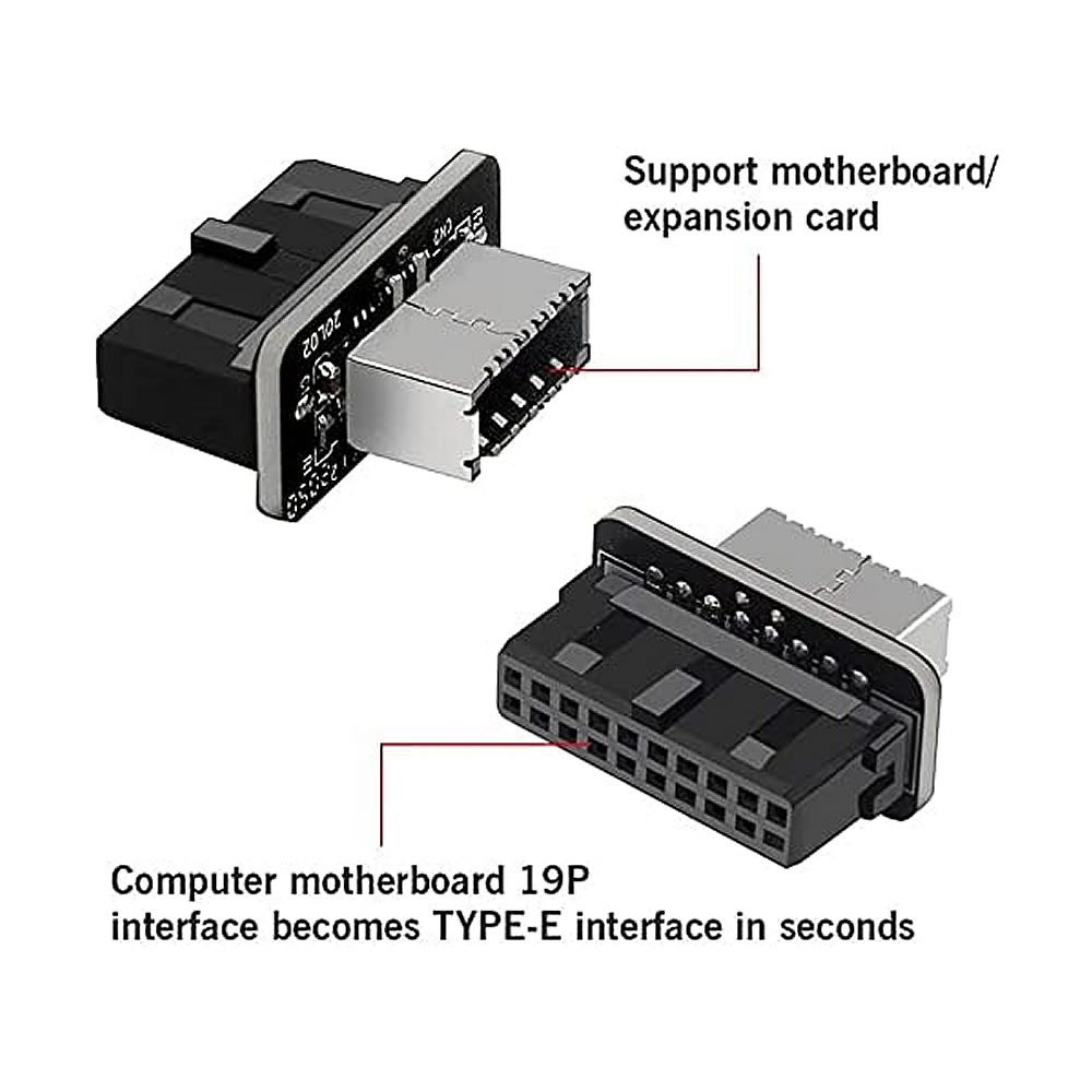 Adaptador USB 3.0 de 19/20 Pin - Male Female Header Pin avaliação e preço