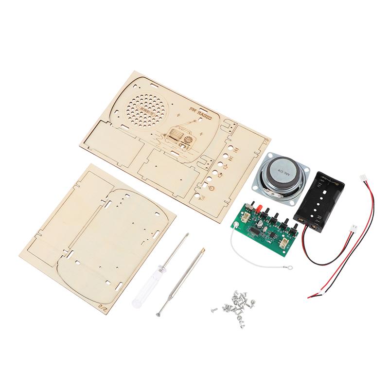Kit de Rádio FM de Madeira DIY - Diy Electronics Projects For Kids avaliação e preço
