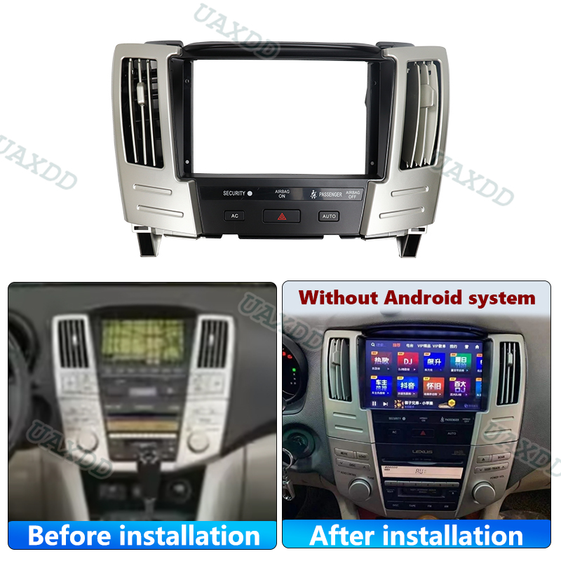 Moldura de Painel 2Din de 9 Po - Diy Electronics Radio avaliação e preço