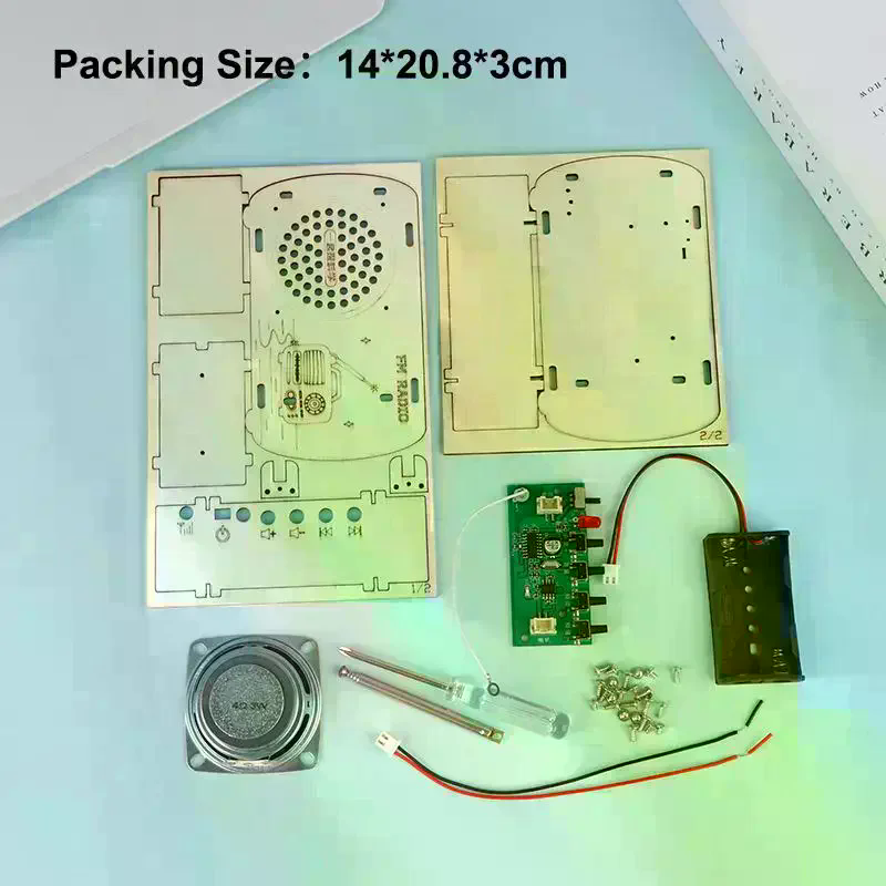 Kit de Rádio FM de Madeira DIY - Diy Electronics Projects For Kids avaliação e preço