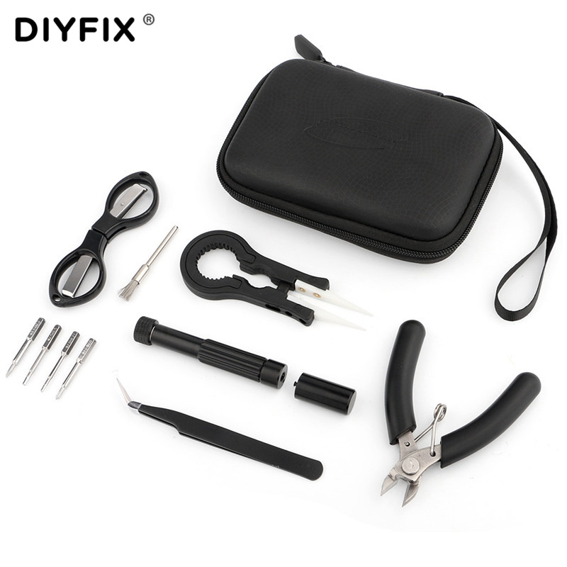 Mini Vape DIY Tool Set Bag, Pi - Diy Electronics Cleaner avaliação e preço