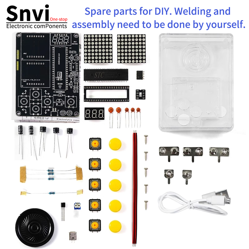 Kit de Console de Jogo Pixel D - Diy Electronics Kits For Kids avaliação e preço