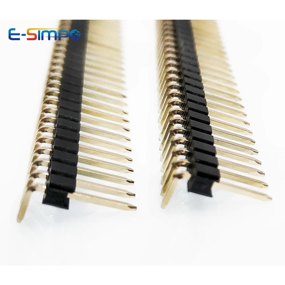 100 peças 2.54mm fileira única - Male Female Header Pin avaliação e preço